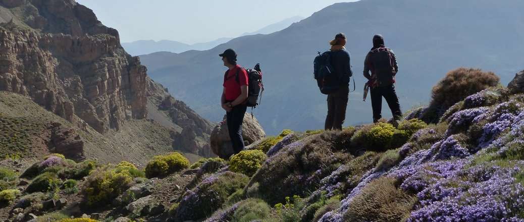 hiking in morocco atlas mountains