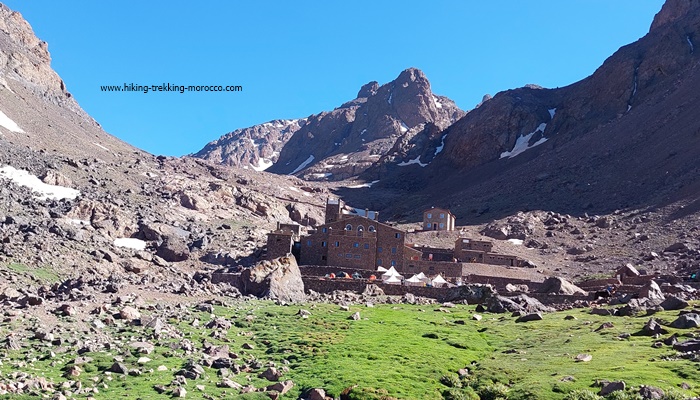 Climbing mount toubkal